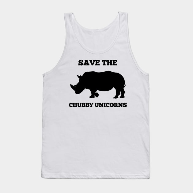 Save the Chubby Unicorns Tank Top by giovanniiiii